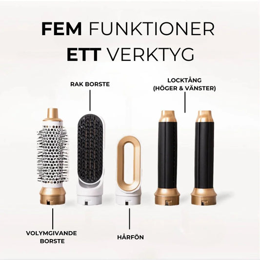 NovaLux Air - 5 i 1 Hårstyler